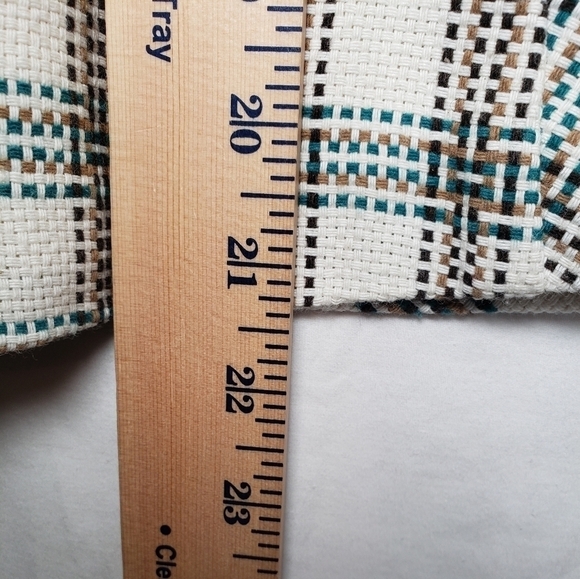 Ann Taylor LOFT Ivory Green Multicolored Tweed Y2K Knee Length Skirt Sz 6 - Picture 11 of 11